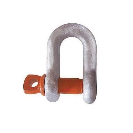 Chain Shackle, Super Strong, 24 Ton, 158 In, 134 In Pin Dia, Screw Pin, 514 In Inner Length
